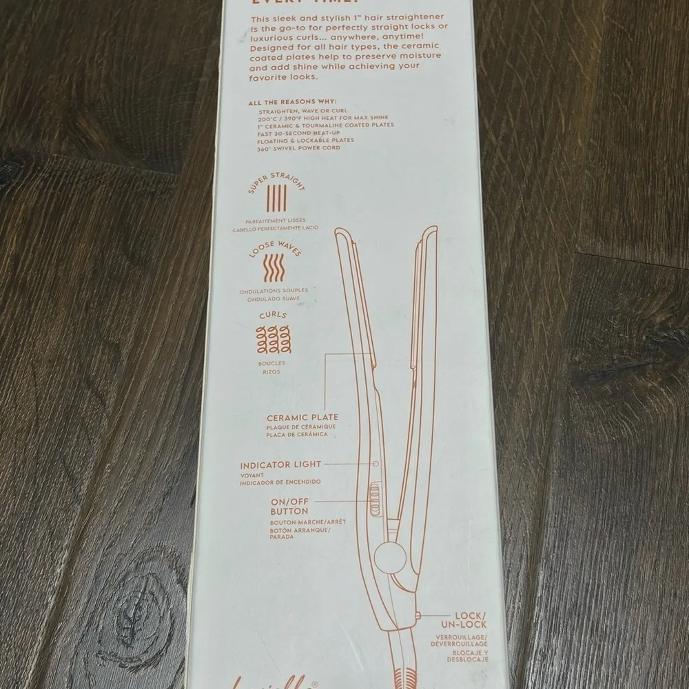 Give it to me straight Danielle creations new flat iron 1”